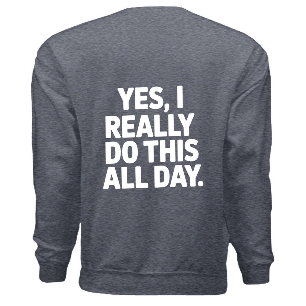 Heather Sport Dark Navy - BACK