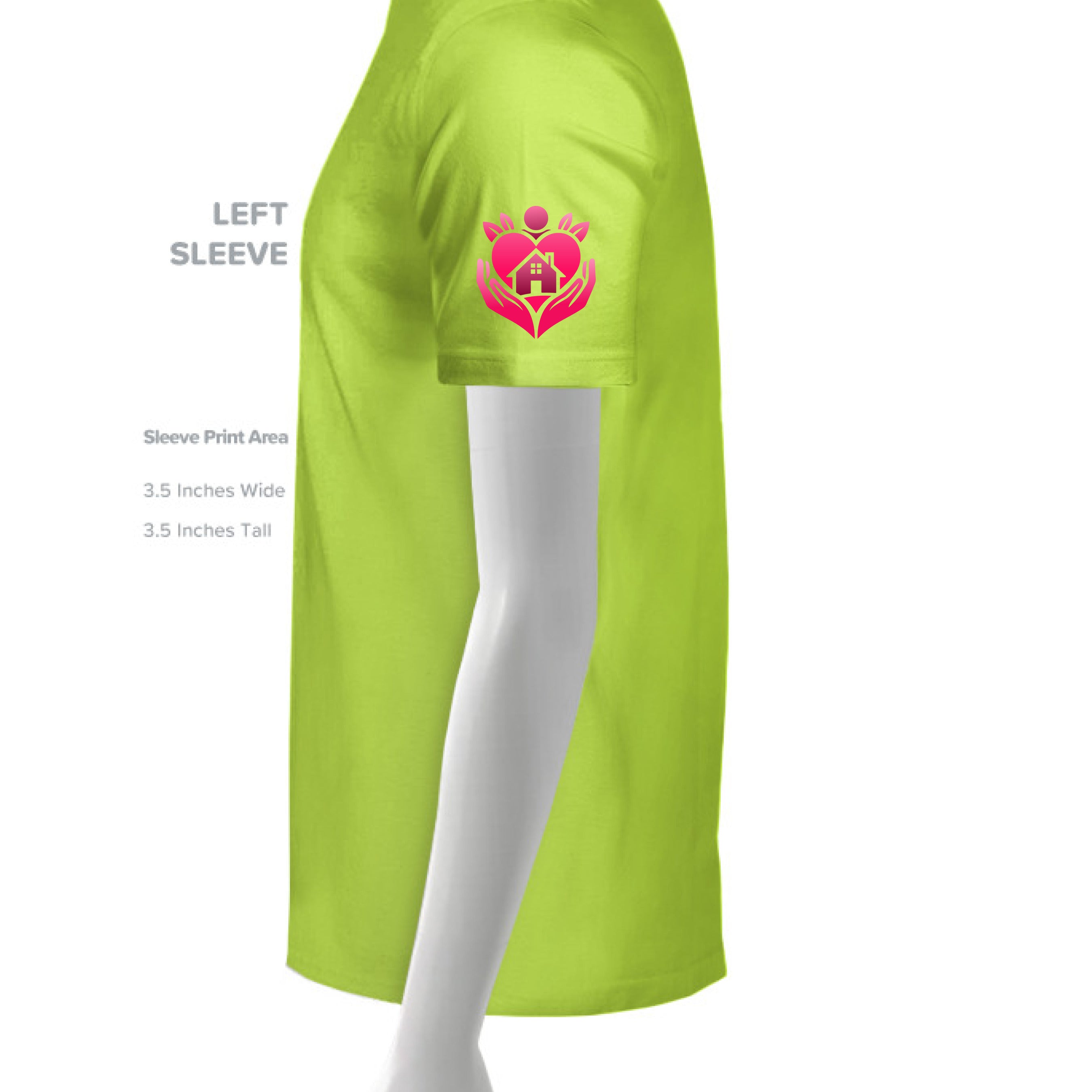 Neon Heather Green - SLEEVE_LEFT